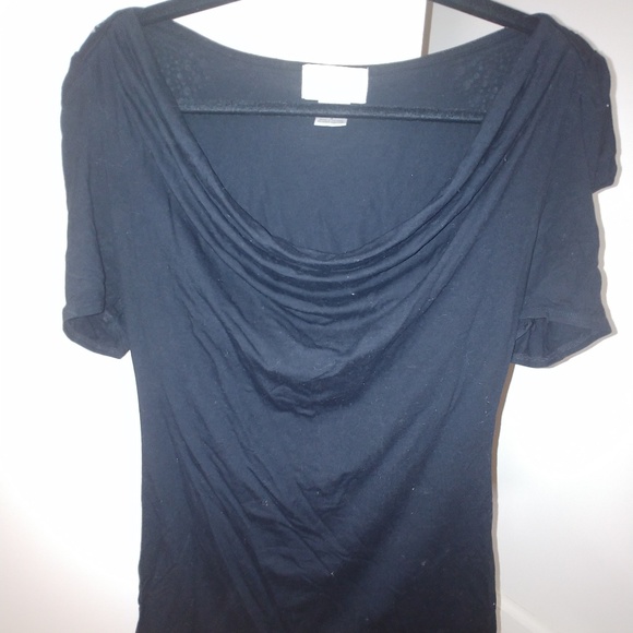 Black Blouse with Rhinestones on back - Picture 2 of 5